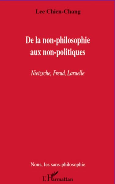 Produktbild: De la non-philosophie aux non-politiques