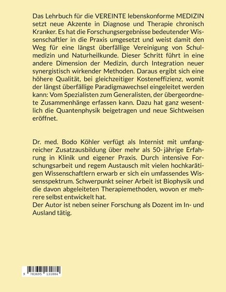 Produktbild: Das Lehrbuch f&uuml;r die VEREINTE lebenskonforme MEDIZIN