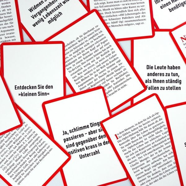Produktbild: Die Not-To-Do-Liste &ndash; 52 Impulskarten, mit denen Sie die gr&ouml;&szlig;ten Lebensfehler erkennen und vermeiden