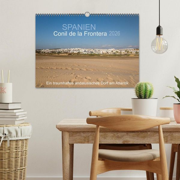 Produktbild: Conil de la Frontera - Ein traumhaftes andalusisches Dorf am Atlantik (Wandkalender 2026 DIN A3 quer), CALVENDO Monatskalender