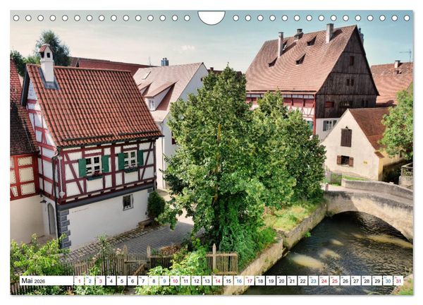 Produktbild: N&ouml;rdlingen - Eine runde Sache (Wandkalender 2026 DIN A4 quer), CALVENDO Monatskalender