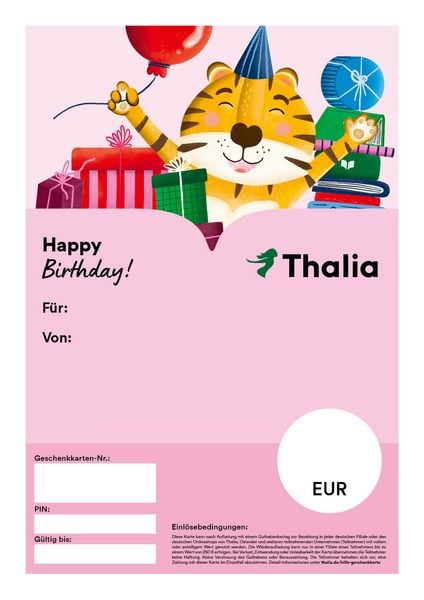 Geschenkkarte Kinder Geburtstag PDF