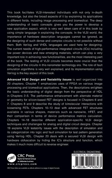 Produktbild: Advanced VLSI Design and Testability Issues