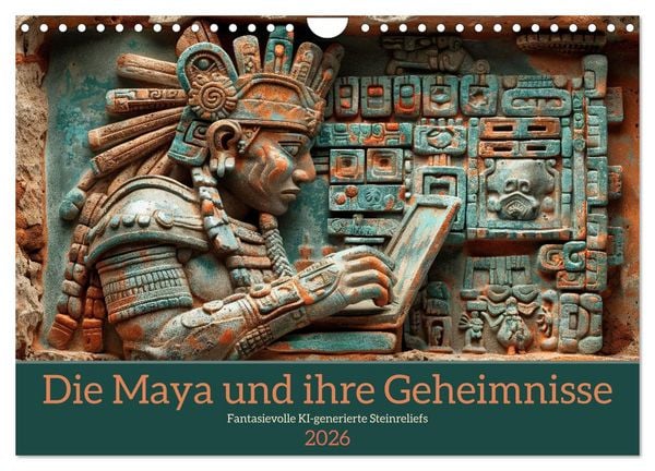 Produktbild: Die Maya und ihre Geheimnisse (Wandkalender 2026 DIN A4 quer), CALVENDO Monatskalender