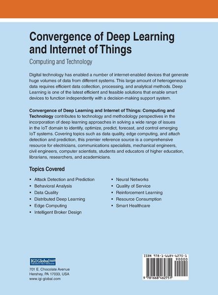 Produktbild: Convergence of Deep Learning and Internet of Things