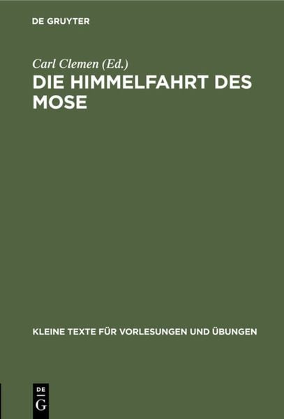 Produktbild: Die Himmelfahrt des Mose