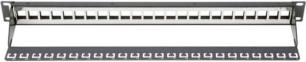 'Digitus DN-91411 24 Port Netzwerk-Patchpanel 483mm (19') Unbestückt 1 HE Unbestückt'