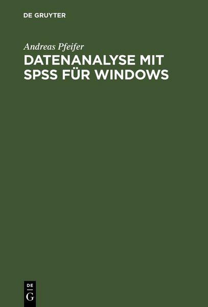 Produktbild: Datenanalyse mit SPSS f&uuml;r Windows