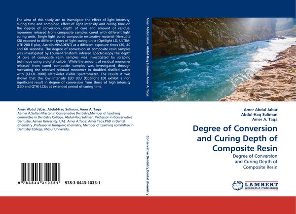 Produktbild: Degree of Conversion and Curing Depth of Composite Resin