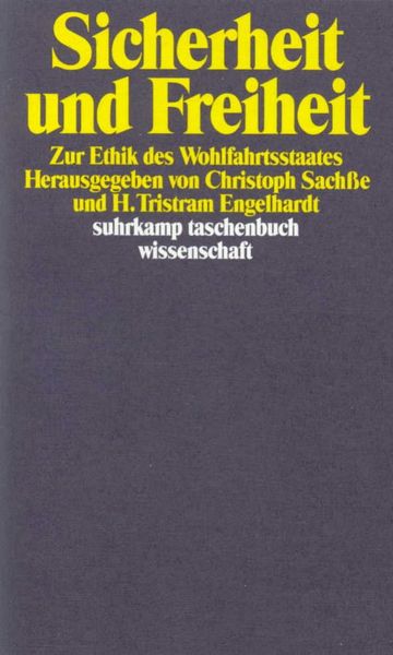 Produktbild: Sicherheit und Freiheit
