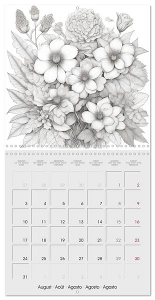 Produktbild: Le monde v&eacute;g&eacute;tal (Calendrier mural carr&eacute; 2026 30x30 cm) Calendrier double avec une page pour vos prises de notes