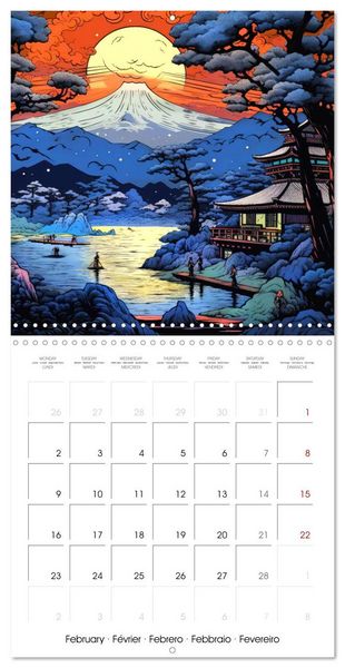 Produktbild: Japan Harmony (Wall Calendar 2026 12 &times; 12 Inch) CALVENDO 12 Month Wall Calendar