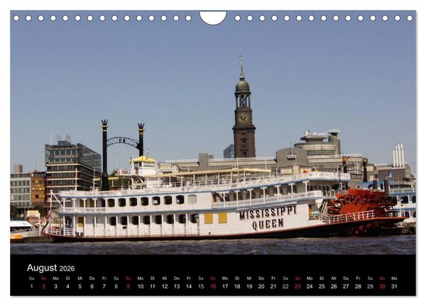Produktbild: Hansestadt Hamburg (Wandkalender 2026 DIN A4 quer), CALVENDO Monatskalender