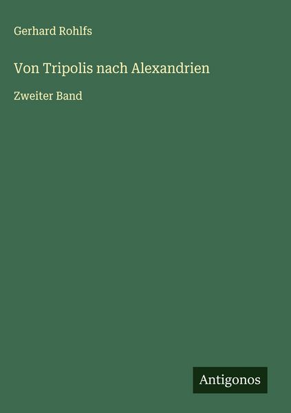 Produktbild: Von Tripolis nach Alexandrien