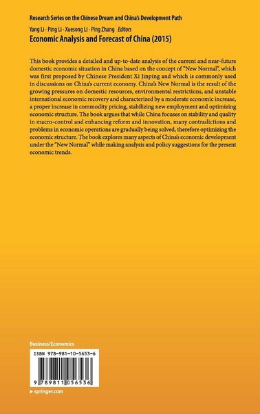 Produktbild: Economic Analysis and Forecast of China (2015)