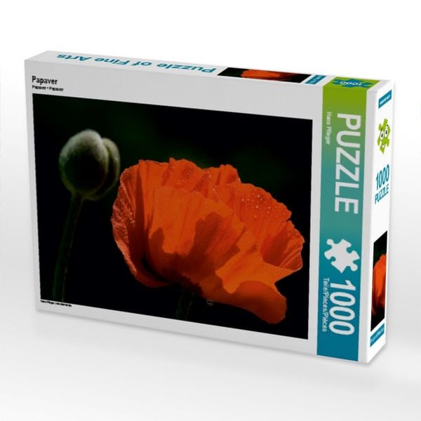 Produktbild: CALVENDO Puzzle Papaver | 1000 Teile Lege-Gr&ouml;&szlig;e 64x48cm Foto-Puzzle f&uuml;r gl&uuml;ckliche Stunden