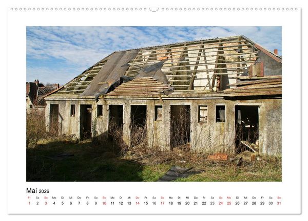 Produktbild: Verlassene Orte Ruhrgebiet (Wandkalender 2026 DIN A2 quer), CALVENDO Monatskalender