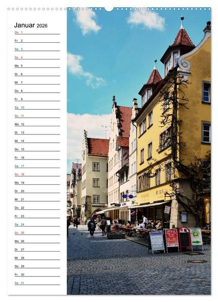 Produktbild: Lindau - Inselstadt am Bodensee (hochwertiger Premium Wandkalender 2026 DIN A2 hoch), Kunstdruck in Hochglanz
