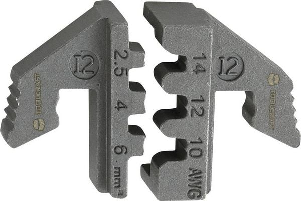 TOOLCRAFT PLE-0I2 Crimpeinsatz Solar-Steckverbinder geeignet für MC4 2.5 bis 6 mm² Passend für Marke (Zangen) TOOLCRAFT PZ-500