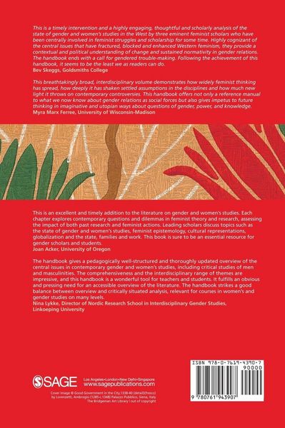 Produktbild: Handbook of Gender and Women's Studies