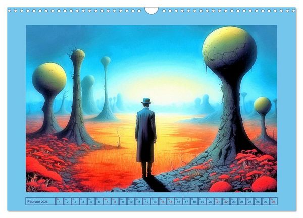 Produktbild: Wundersame Wurzelwelten (Wandkalender 2026 DIN A3 quer), CALVENDO Monatskalender
