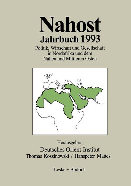 Produktbild: Nahost Jahrbuch 1993