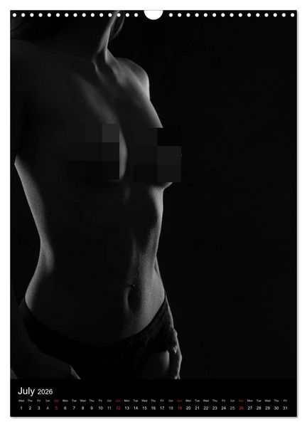 Produktbild: Erotic Silhouettes / UK-Version (Wall Calendar 2026 DIN A3 portrait), CALVENDO 12 Month Wall Calendar