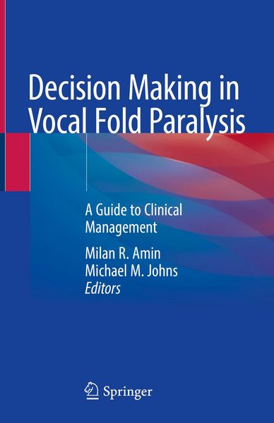 Produktbild: Decision Making in Vocal Fold Paralysis