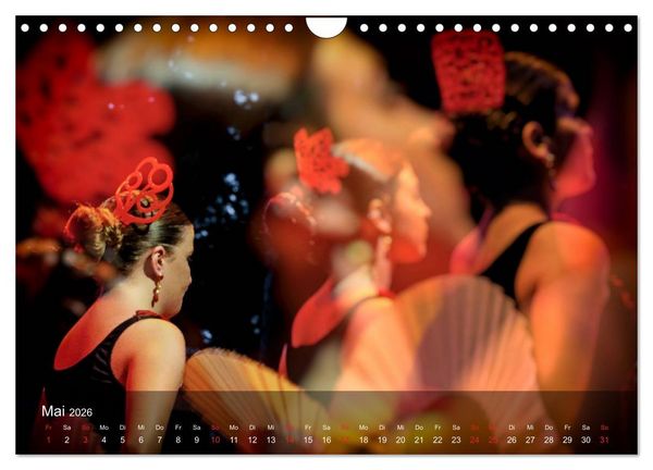 Produktbild: Flamenco - Tanz der Leidenschaft (Wandkalender 2026 DIN A4 quer), CALVENDO Monatskalender