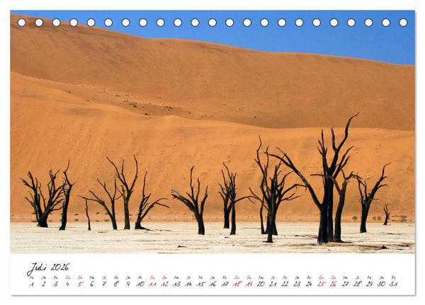 Produktbild: Namibia - Magie der Weite (Tischkalender 2026 DIN A5 quer), CALVENDO Monatskalender