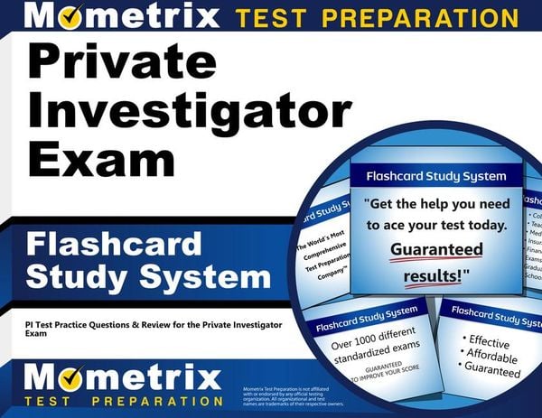 Produktbild: Private Investigator Exam Flashcard Study System