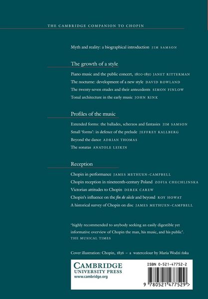 Produktbild: The Cambridge Companion to Chopin
