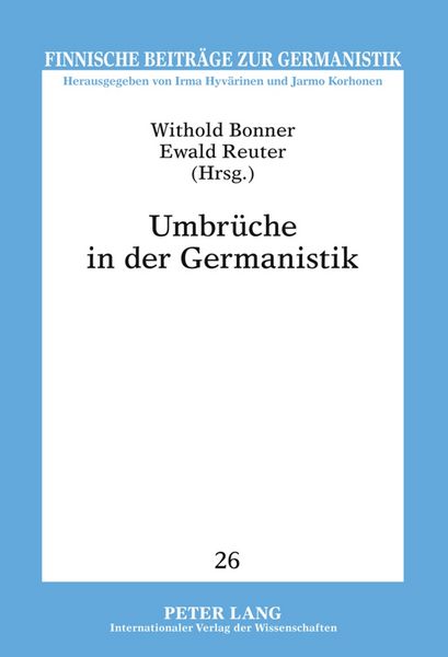 Produktbild: Umbr&uuml;che in der Germanistik