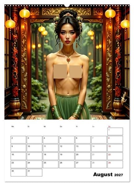 Produktbild: T&ouml;chter der alten G&ouml;tter (hochwertiger Premium Wandkalender 2027 DIN A2 hoch), Kunstdruck in Hochglanz