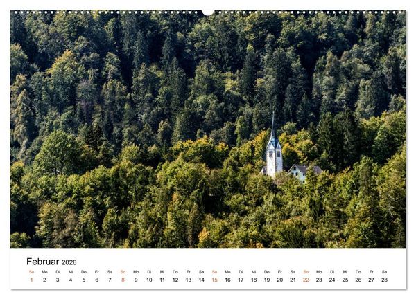 Produktbild: Oberkrain und Triglav-Nationalpark (hochwertiger Premium Wandkalender 2026 DIN A2 quer), Kunstdruck in Hochglanz
