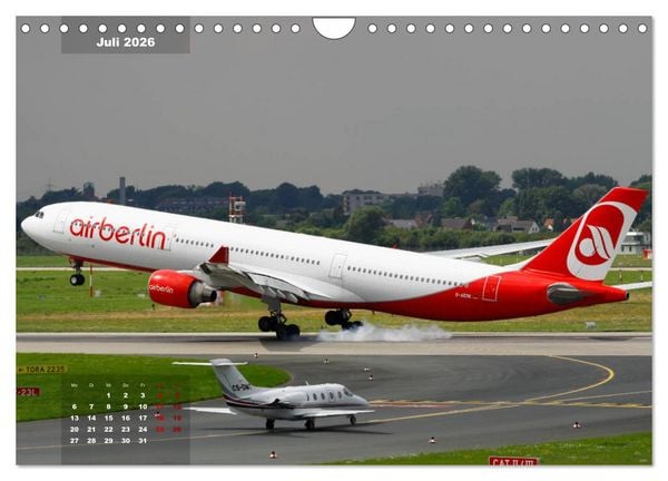 Produktbild: In Memoriam Air Berlin (Wandkalender 2026 DIN A4 quer), CALVENDO Monatskalender