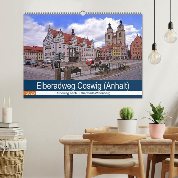 Produktbild: Elberadweg Coswig (Anhalt) (Wandkalender 2026 DIN A2 quer), CALVENDO Monatskalender