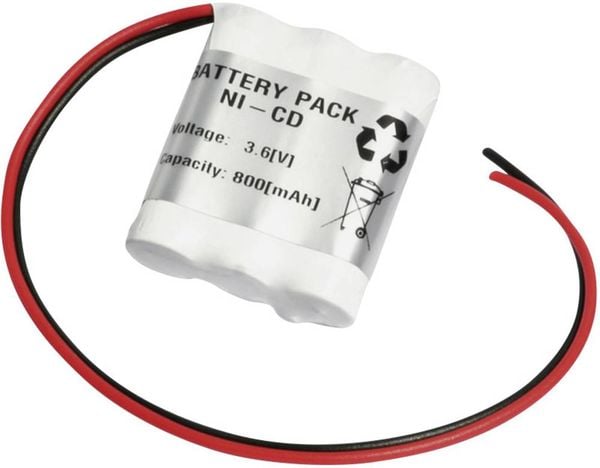 Emmerich 36AA800R Notleuchten-Akku Kabel 3.6V 800 mAh