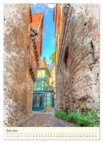 Produktbild: Quedlinburg - unsere Stadt (Wandkalender 2026 DIN A4 hoch), CALVENDO Monatskalender