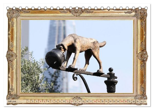 Produktbild: Hunde sind Kunst (Tischkalender 2026 DIN A5 quer), CALVENDO Monatskalender