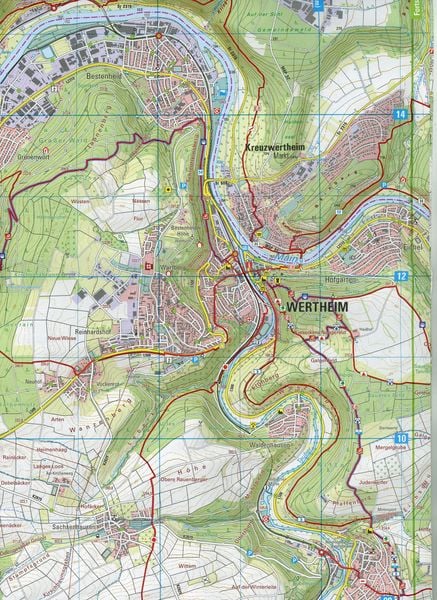 Produktbild: Wanderkarte 1:25 000 Wertheim