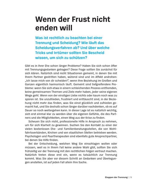 Produktbild: Hilfe bei Scheidung und Trennung