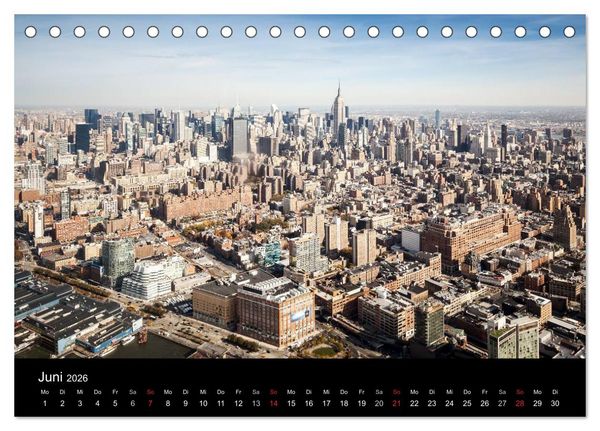 Produktbild: Perspektiven einer Weltstadt - New York (Tischkalender 2026 DIN A5 quer), CALVENDO Monatskalender
