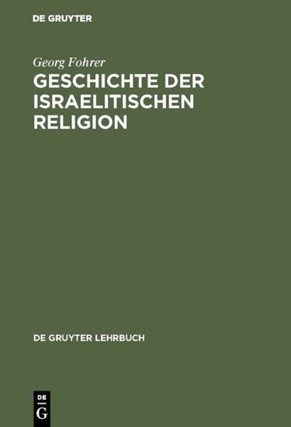 Produktbild: Geschichte der israelitischen Religion