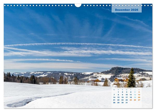 Produktbild: ALLG&Auml;U, im Wandel der Jahreszeiten. (Wandkalender 2026 DIN A3 quer), CALVENDO Monatskalender