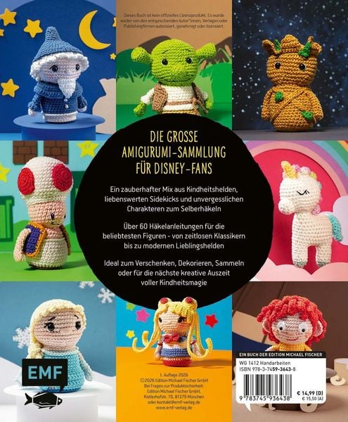 Produktbild: Helden der Kindheit & mehr &ndash; Die s&uuml;&szlig;e Amigurumi-Sammlung f&uuml;r Disney-Fans