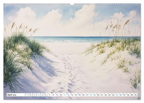 Produktbild: Meeresbrisen (hochwertiger Premium Wandkalender 2026 DIN A2 quer), Kunstdruck in Hochglanz