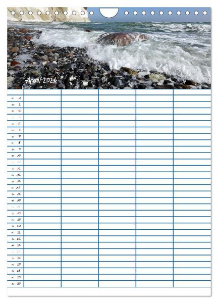Produktbild: Meer Zeit f&uuml;r uns! (Wandkalender 2026 DIN A4 hoch), CALVENDO Monatskalender