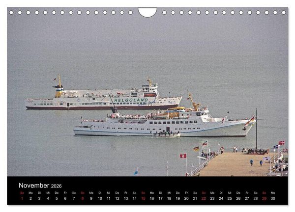 Produktbild: Helgoland - idyllische Nordseeinsel (Wandkalender 2026 DIN A4 quer), CALVENDO Monatskalender