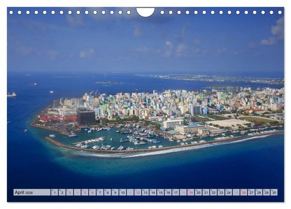 Produktbild: MALEDIVEN (Wandkalender 2026 DIN A4 quer), CALVENDO Monatskalender